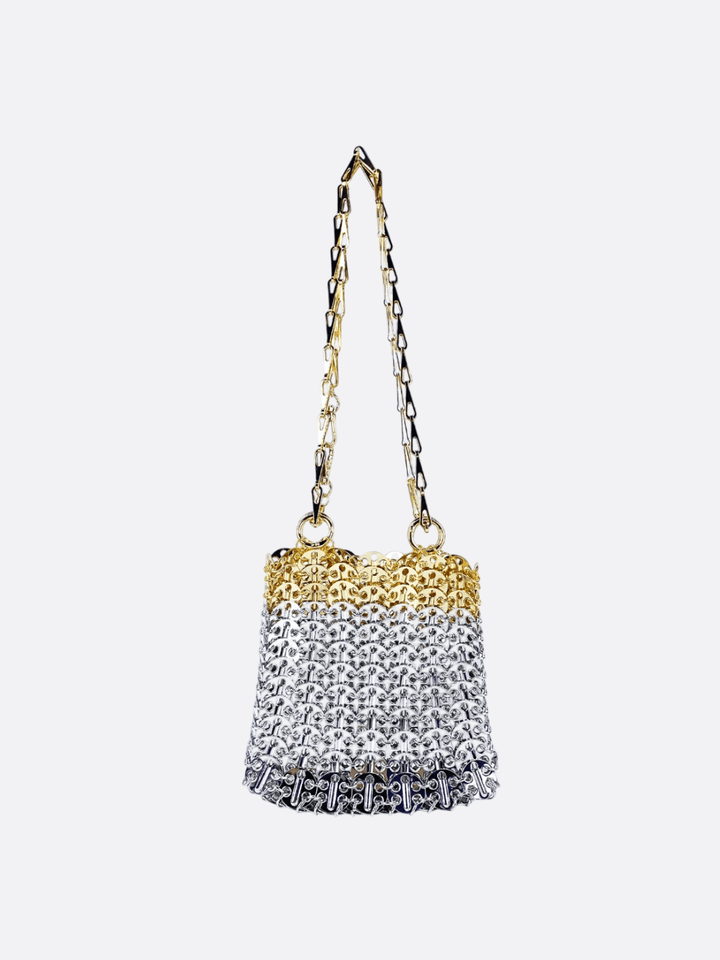 sac doré et argenté