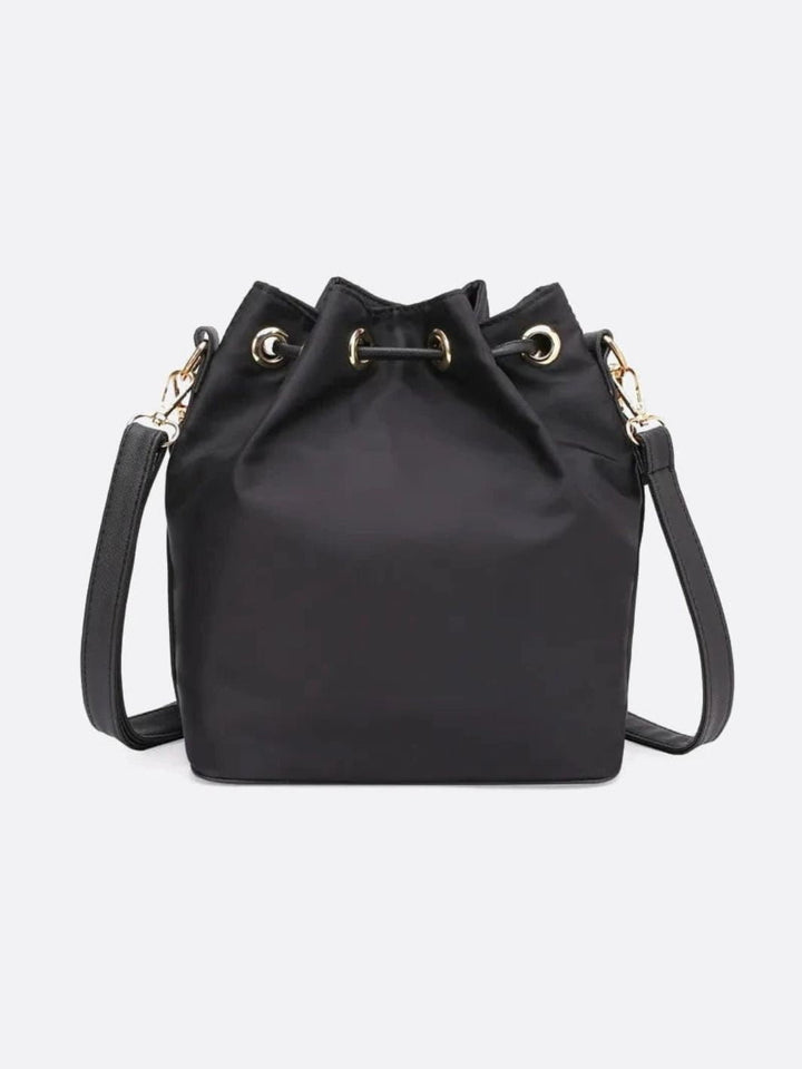Canvas bucket bag